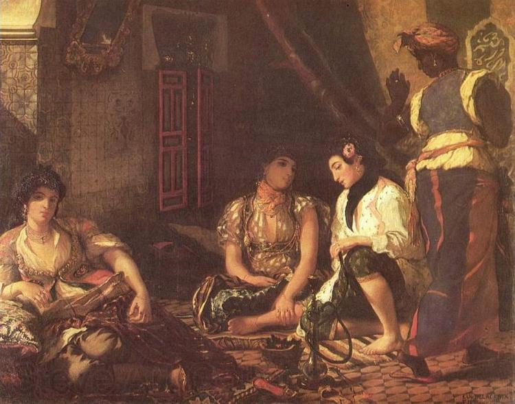 Eugene Delacroix Frauen von Algier Norge oil painting art